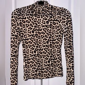 Silk long sleeve turtle neck
